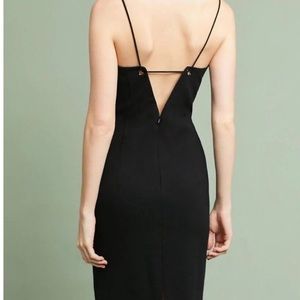 NWT Black Halo Sexy Low Back LBD for Anthropologie Size 10